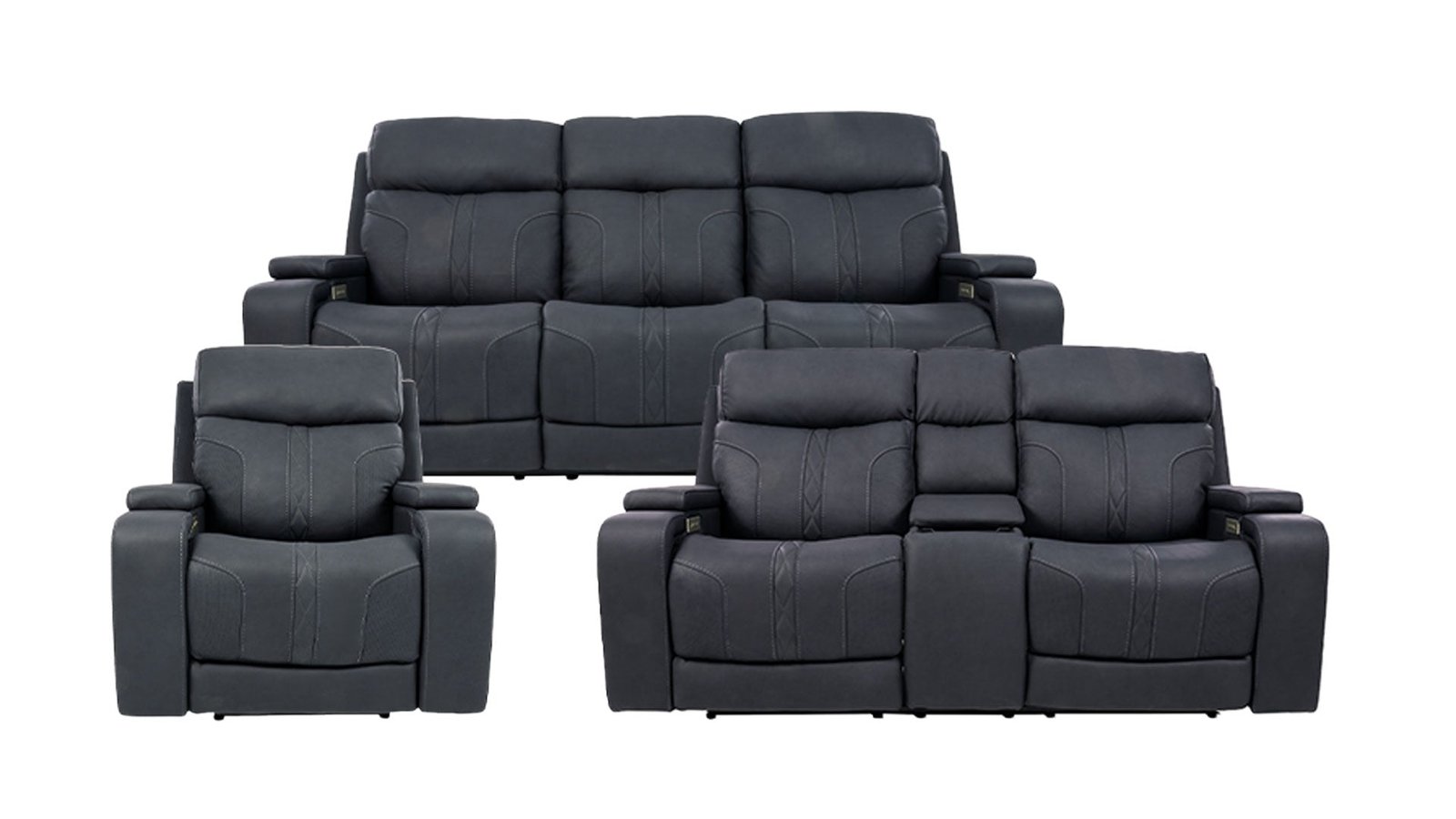 3 Pc Indigo Twilight 2.0 P6 Power Reclining Set
