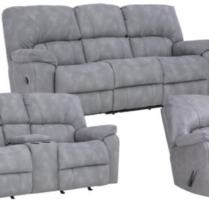 Rhino Gray Manual Reclining Set