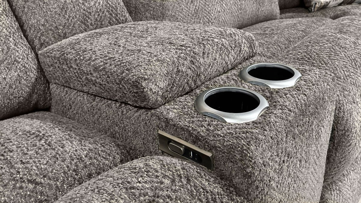 3pc Frisco Clove Power Reclining Left Side Facing Console Sectional