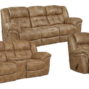 Marcelina Almond Manual Reclining Set