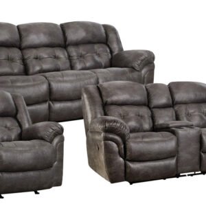 Marcelina Charcoal Manual Reclining Set