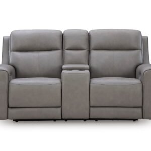 5z-relaxation Power Reclining Console Loveseat