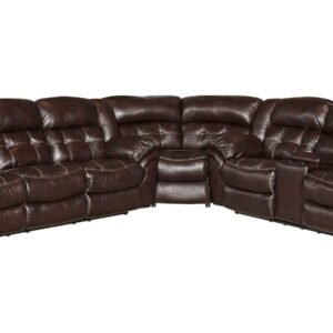 Achieve Leather Power Reclining Sectional