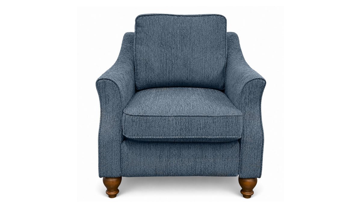 Adeline Lake Blue Performance Fabric Power Inclining Chair