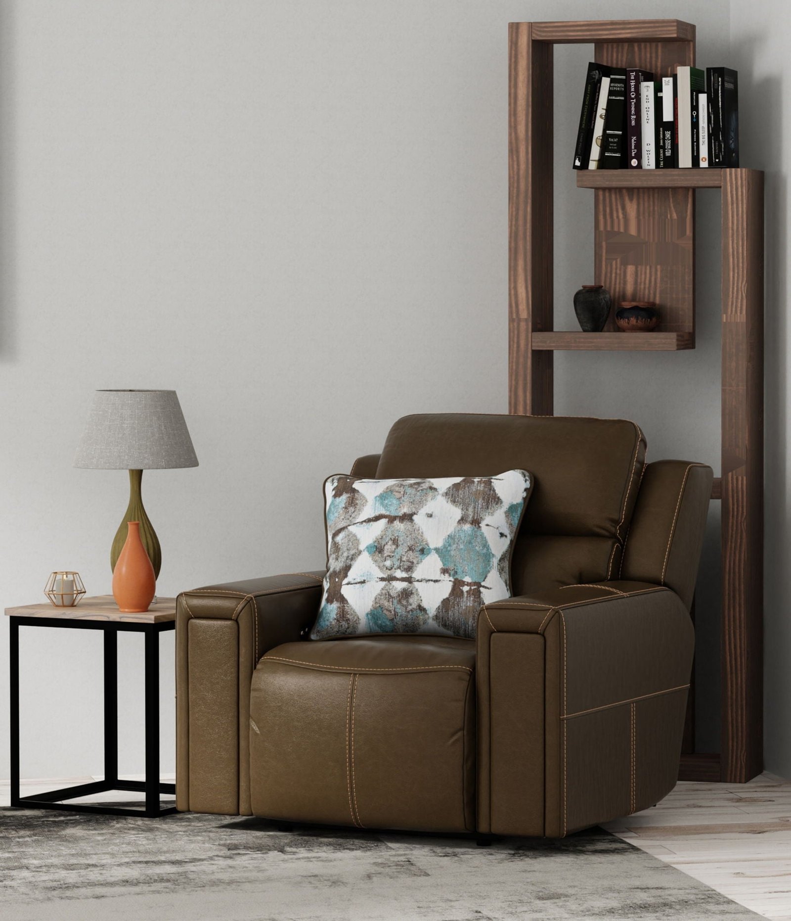 Arezzo - Power Headrest Power Lay Flat Recliner