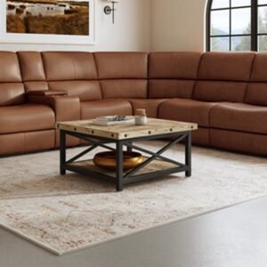 Big Spring -piece Modular Leather Sectional - Zero