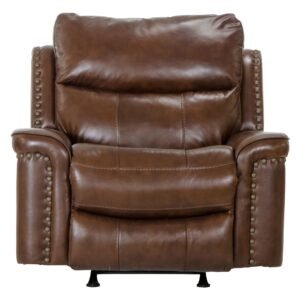 Ceretti - Power Wall Hugger Recliner - Brown