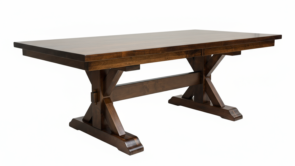 Conestoga 84in Solid Maple Trestle Table
