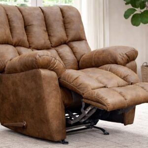 Copperstown Elk Manual Rocker Recliner Upholstered Living Room