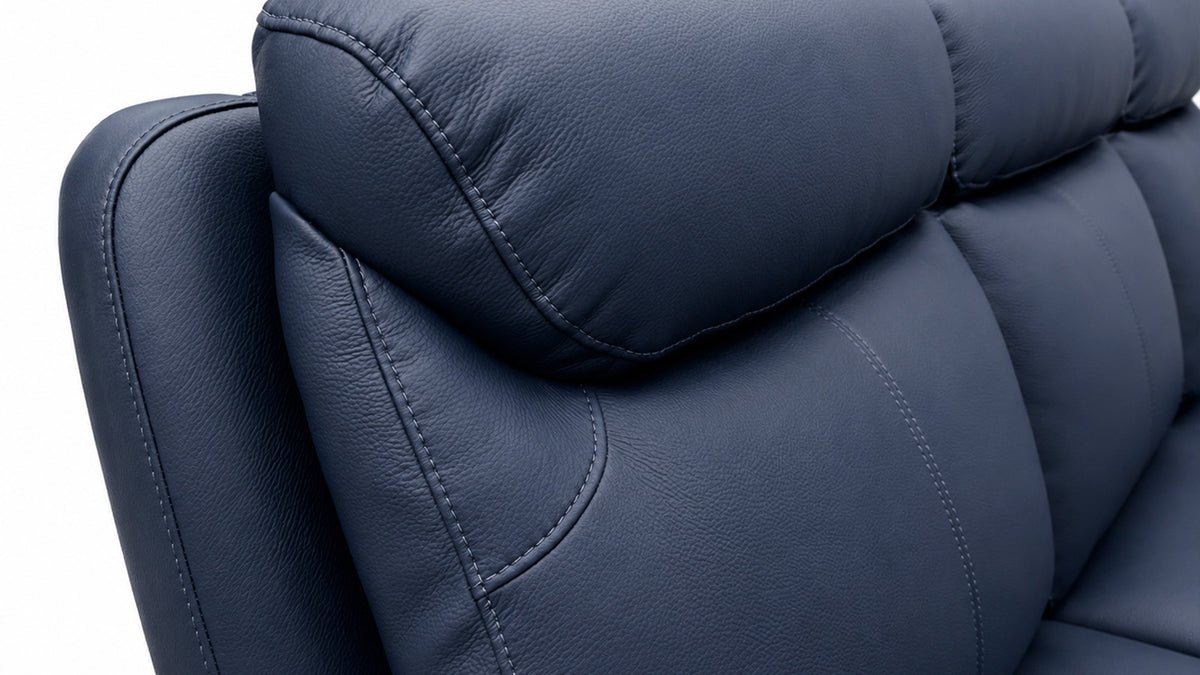 Cordova Steel Blue Power Reclining Sofa