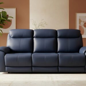 Cordova Steel Blue Power Reclining Sofa