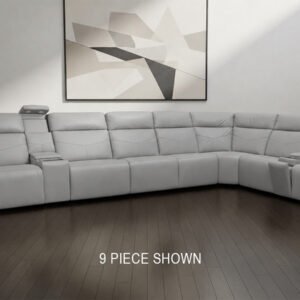 Cougar -piece Power Reclining Sectional Sofa - Dove