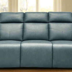 Cougar Admiral Blue Power Reclining Sofa