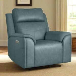 Cougar Admiral Blue Power Swivel Glider Recliner Performance