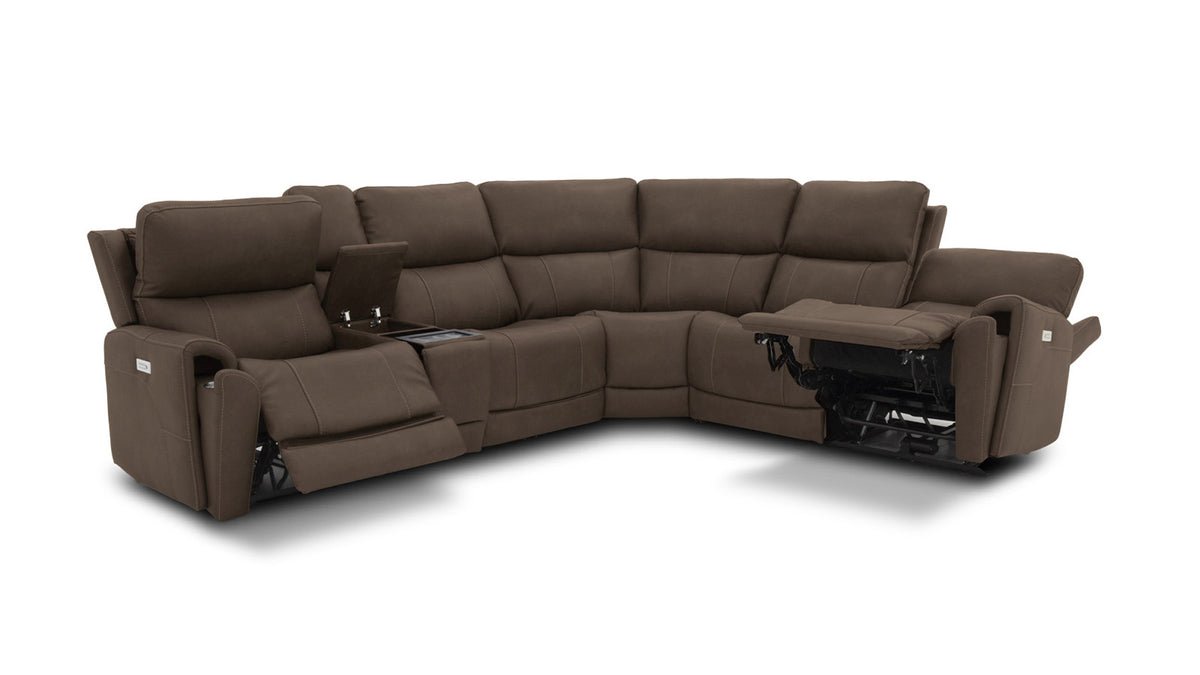 Cougar Cappuccino P3 Zero Gravity Power Reclining Sectional