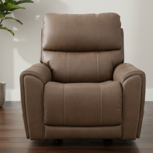 Cougar Cappuccino Power Recliner Performance Fabric Upholstered Living