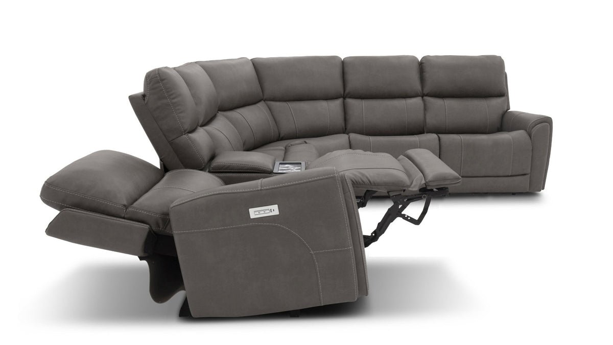 Cougar Dark Grey P3 Power Reclining Zero Gravity Sectional