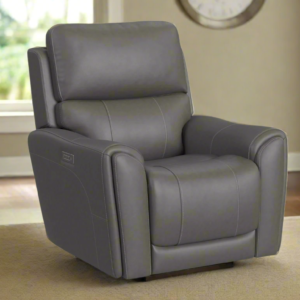 Cougar Dark Grey Power Recliner Upholstered Living Room
