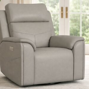 Cougar Dove Grey Power Swivel Glider Recliner Performance