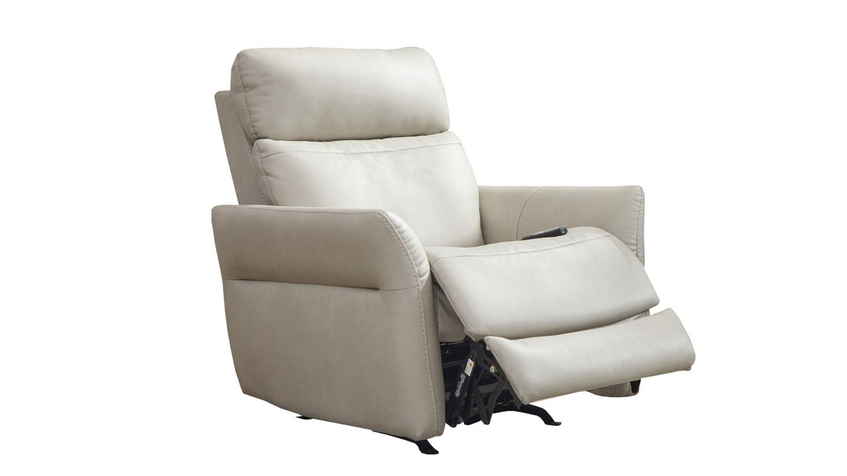 Cougar Pheasant Gray Power Rocker Recliner – Performance Fabric Upholstered Living Room Chair with Heat & Massage