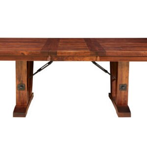 Crosby 72"-90" Solid Black Cherry Wood Expandable Dining Table