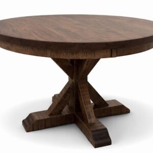 Elkhorn 48" Round Solid Maple Pedestal Dining Table
