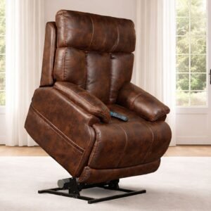 Flexsteel Mesquite P3 Power Lift Recliner – Power Headrest & Lumbar with Blue Steel Spring™ | Gallery Furniture