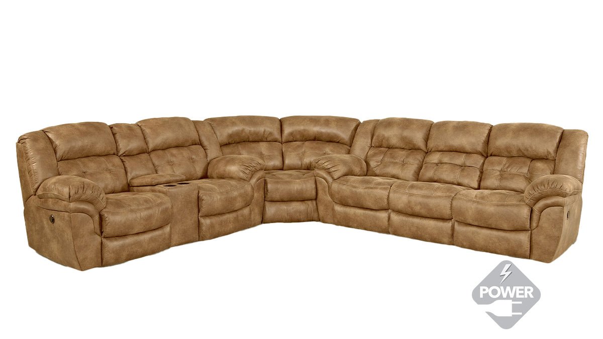 Frontier Almond P1 Power Reclining 3pc Sectional