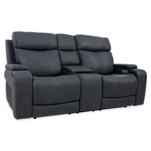 Indigo Twilight Power Reclining Loveseat W Immersive Audio