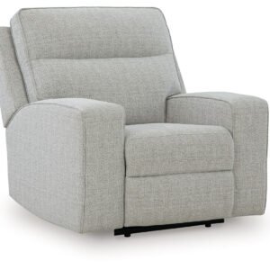 Jasperson - Power Recliner Adj Headrest - Stone