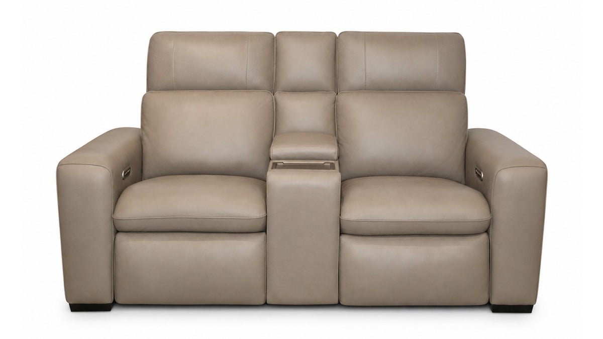 MacPulse Immersive Sound Power Motion Leather Loveseat