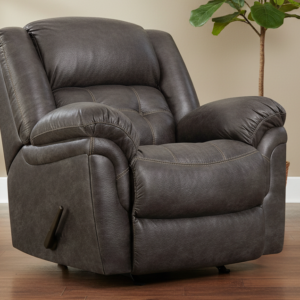 Marcelina Charcoal Manual Rocker Recliner Upholstered Living Room