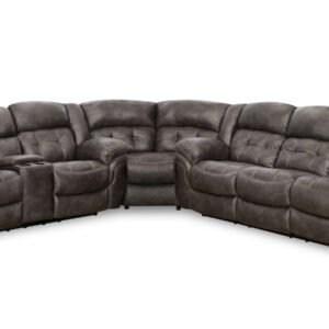 Marcelina Charcoal Power Reclining Sectional