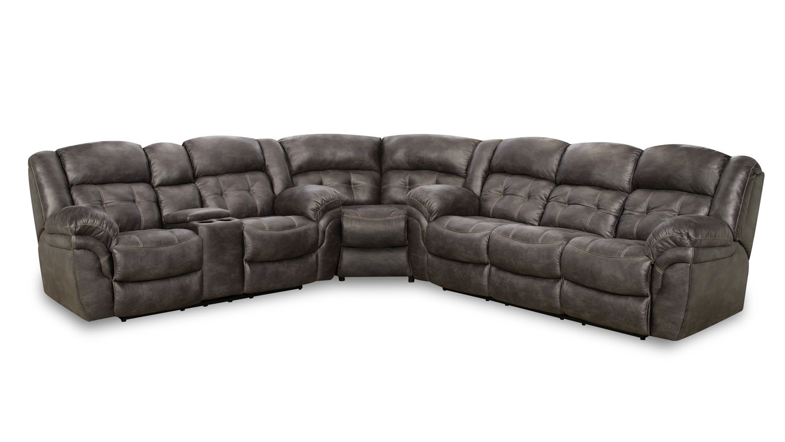 Marcelina Charcoal P1 Power Reclining 3pc Sectional