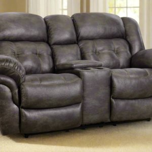 Marcelina Charcoal Power Reclining Loveseat W Console