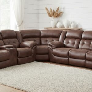 Marcelina Espresso Power Reclining Sectional