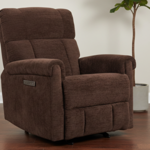 Perfect Match Classic Buffalo Brown Power Rocker Recliner