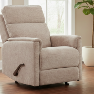 Perfect Match Compact Shoreline Tan Manual Rocker Recliner