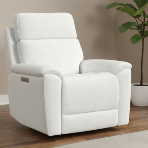 Perfect Match Refined Pearl Power Swivel Rocker Recliner