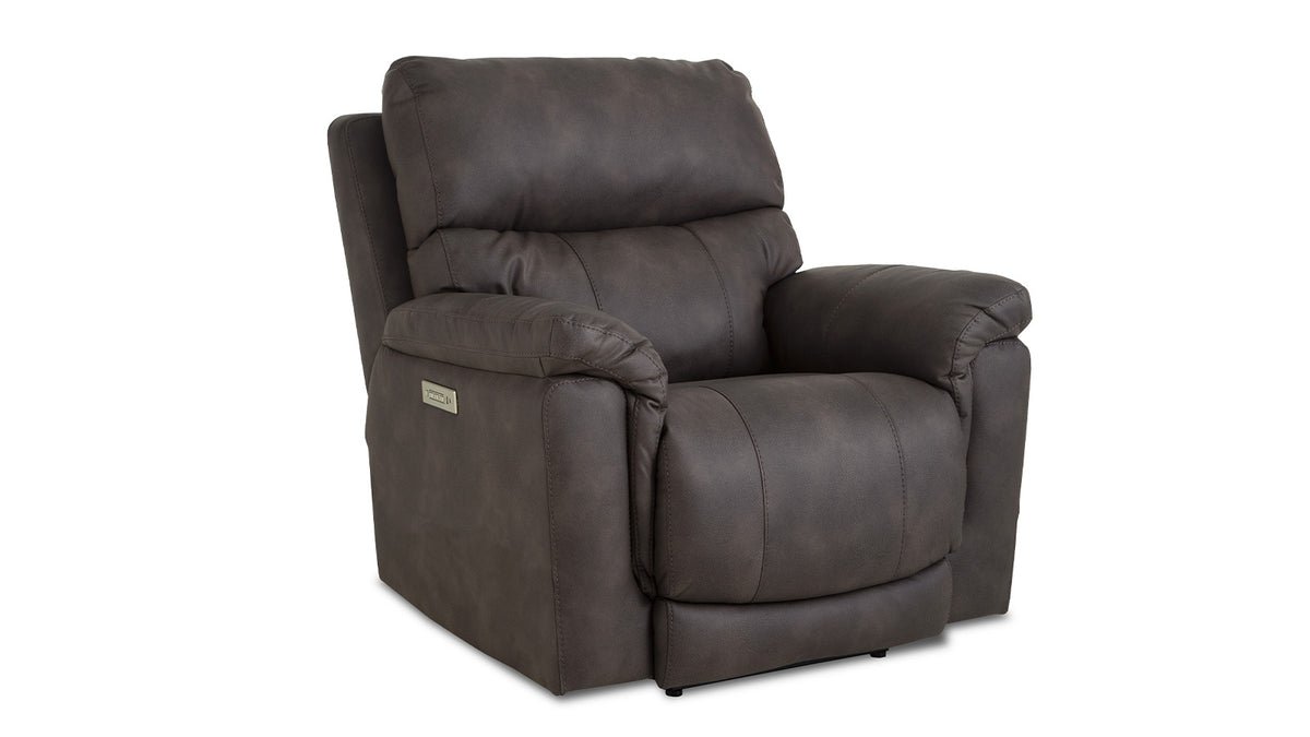Pewter Zero Gravity Power Recliner – Upholstered Living Room Chair