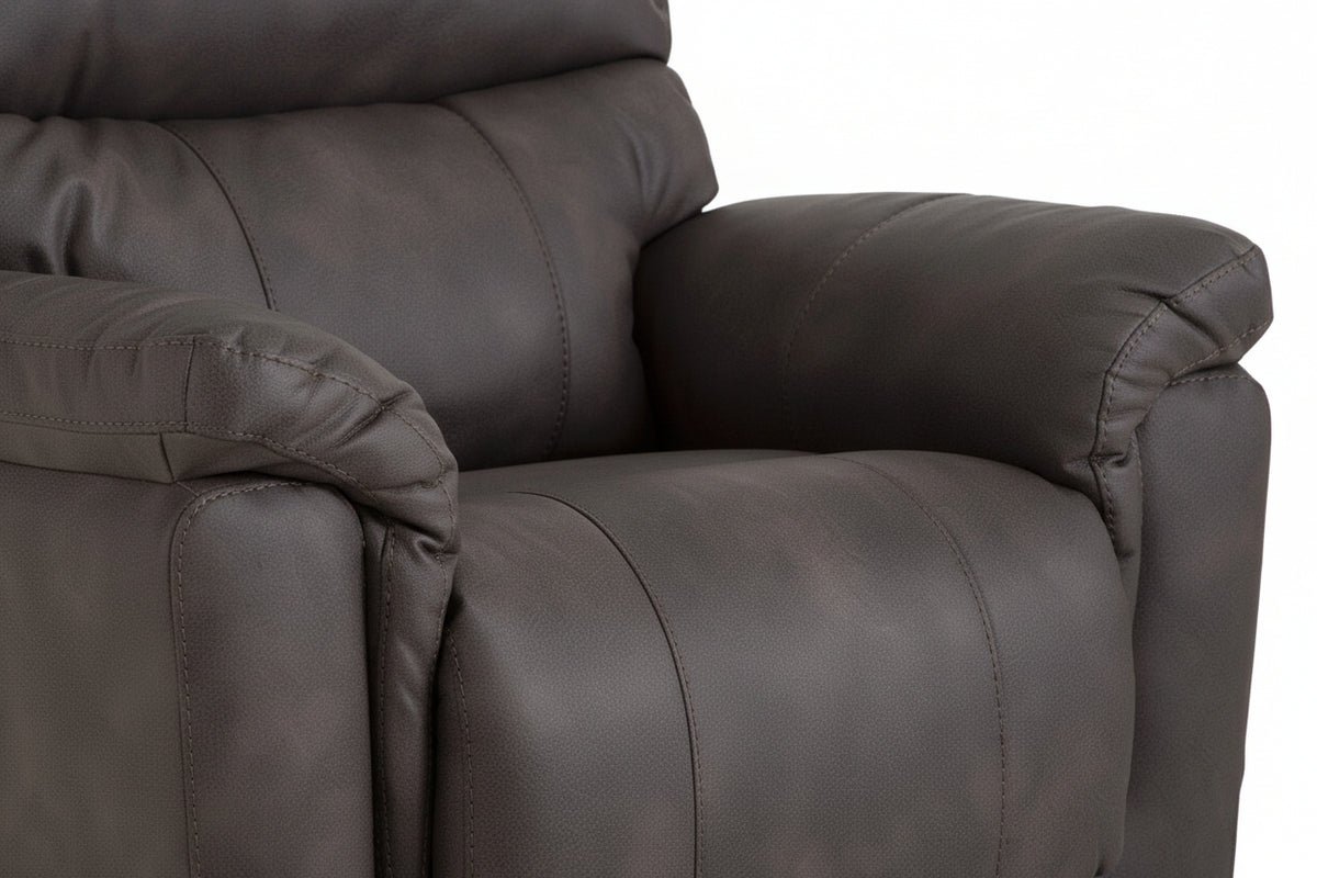 Pewter Zero Gravity Power Recliner – Upholstered Living Room Chair