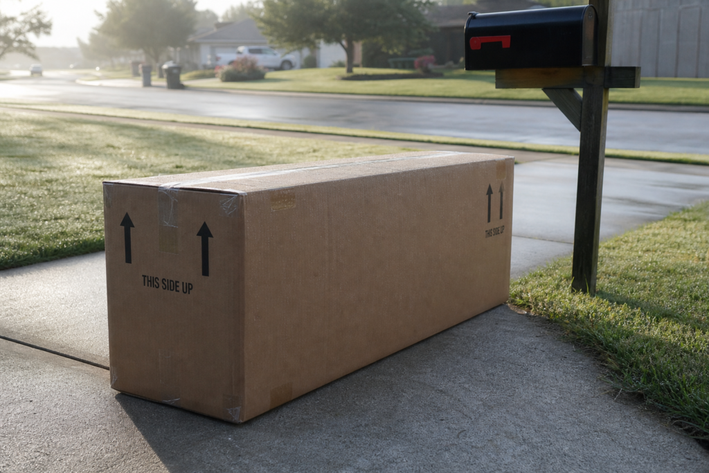 Customer delivery packaging photo 2024