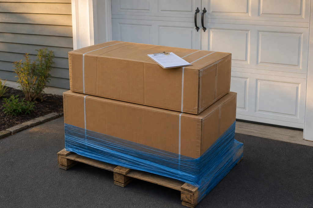 Customer delivery packaging photo 2024