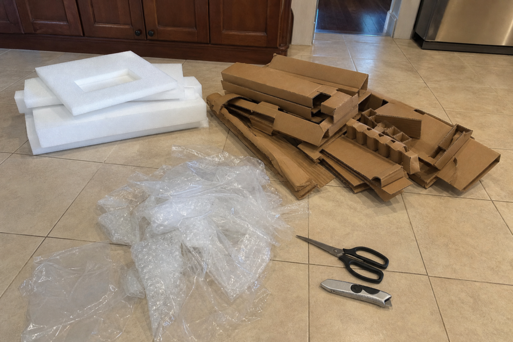 Customer delivery packaging photo 2024