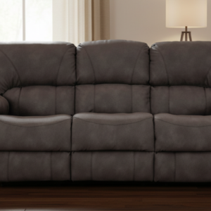 Rhino Pewter Dual Reclining Sofa W Reliapel Performance
