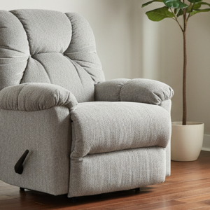 Romulus Stone Manual Rocker Recliner Upholstered Living Room