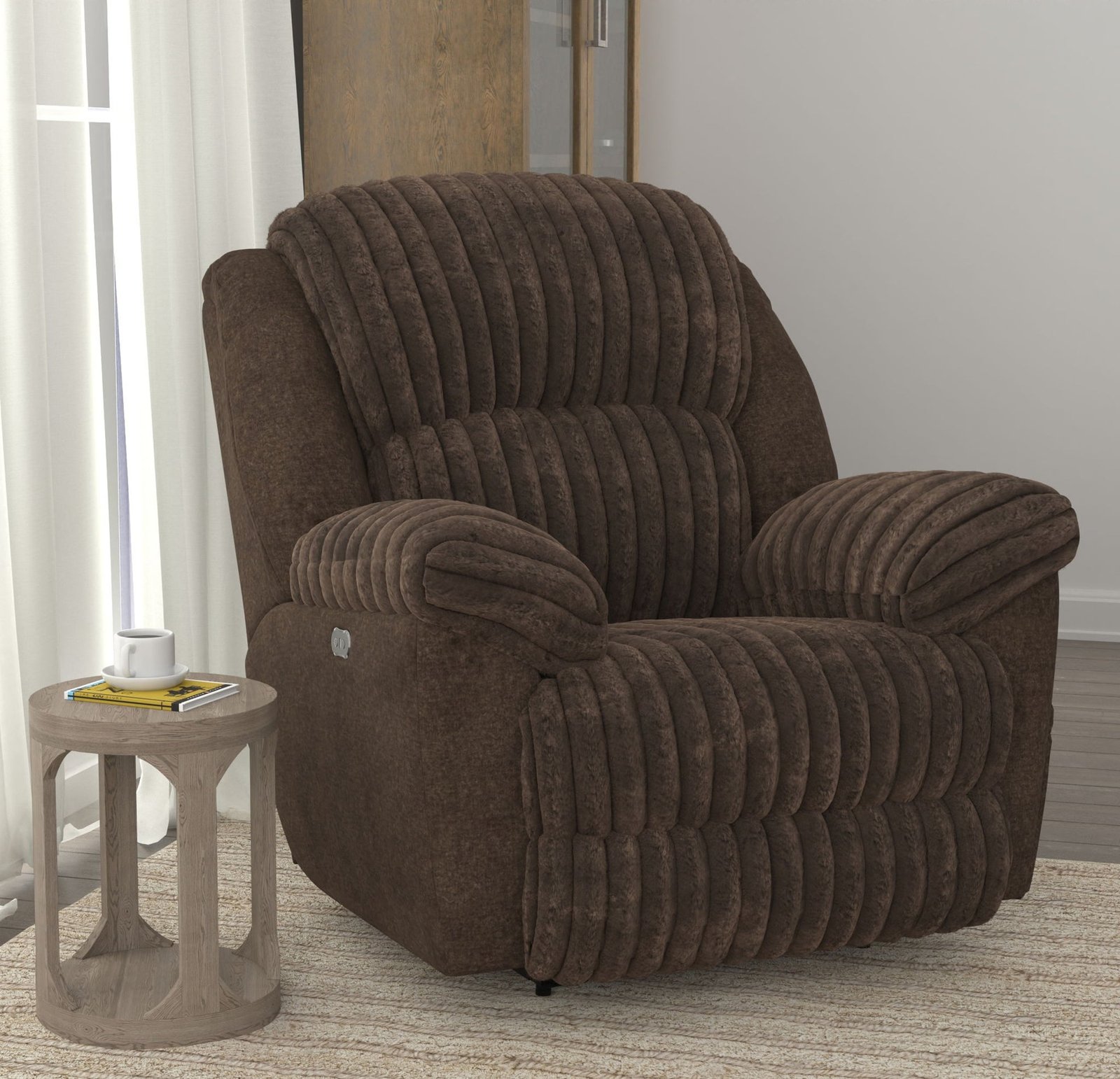 Shaggy - Power Lay Flat Recliner With Zero