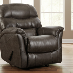 Sierra Charcoal Manual Rocker Recliner Upholstered Living Room