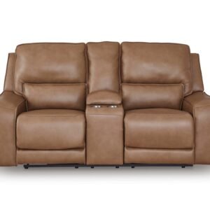 Silverbrooke Power Reclining Console Loveseat