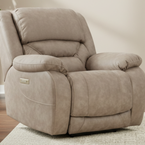 Skywalker Beige Power Recliner Upholstered Living Room Chair